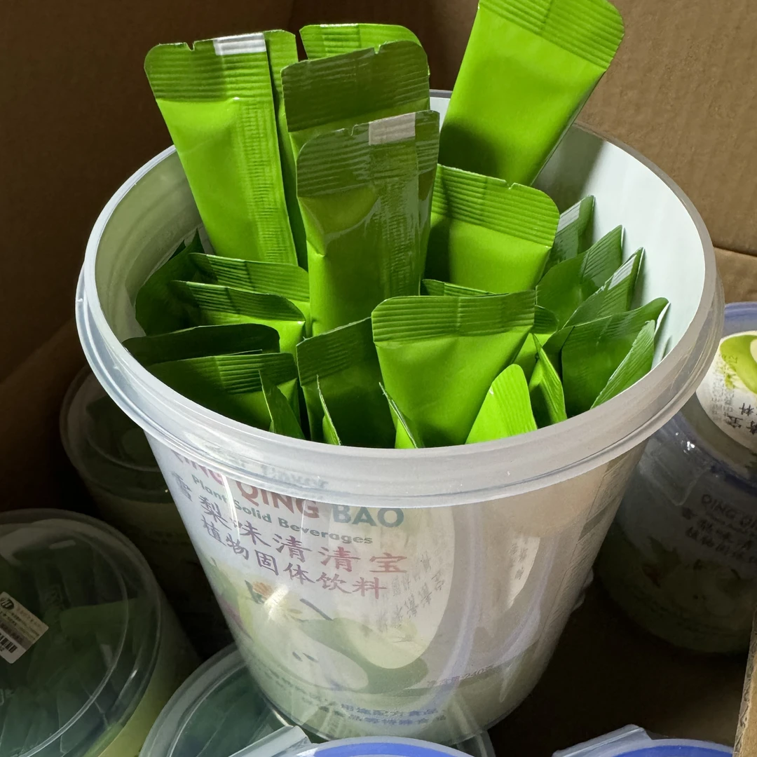 雪梨味清清宝植物固体饮料