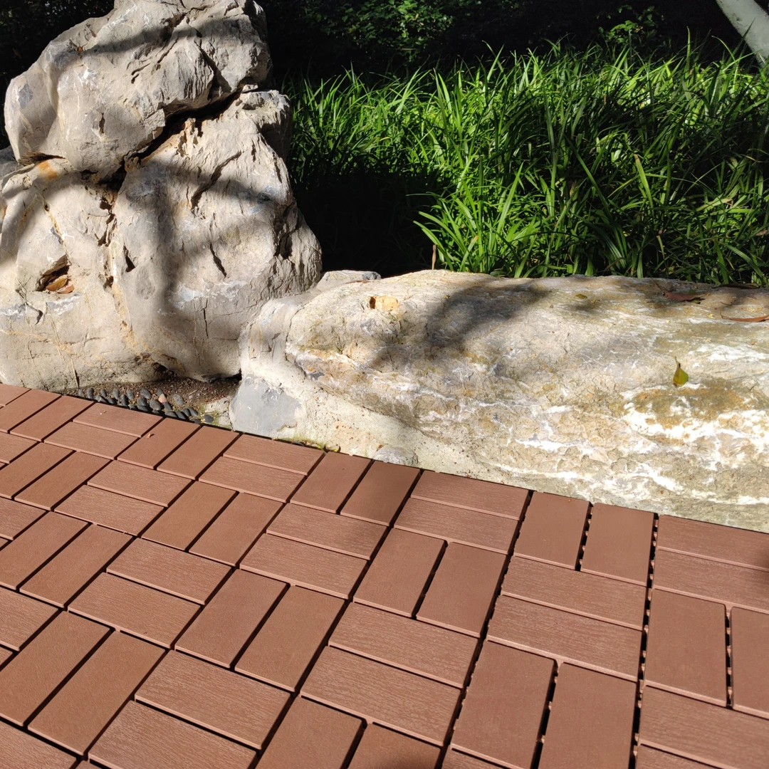 【小八块】户外景观园林树脂PP地板室外露台阳台改造自铺花园庭院