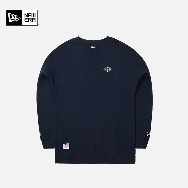 New Era 新款MLB系列卫衣酷玩桌游NY印花长袖运动上衣百搭套头衫