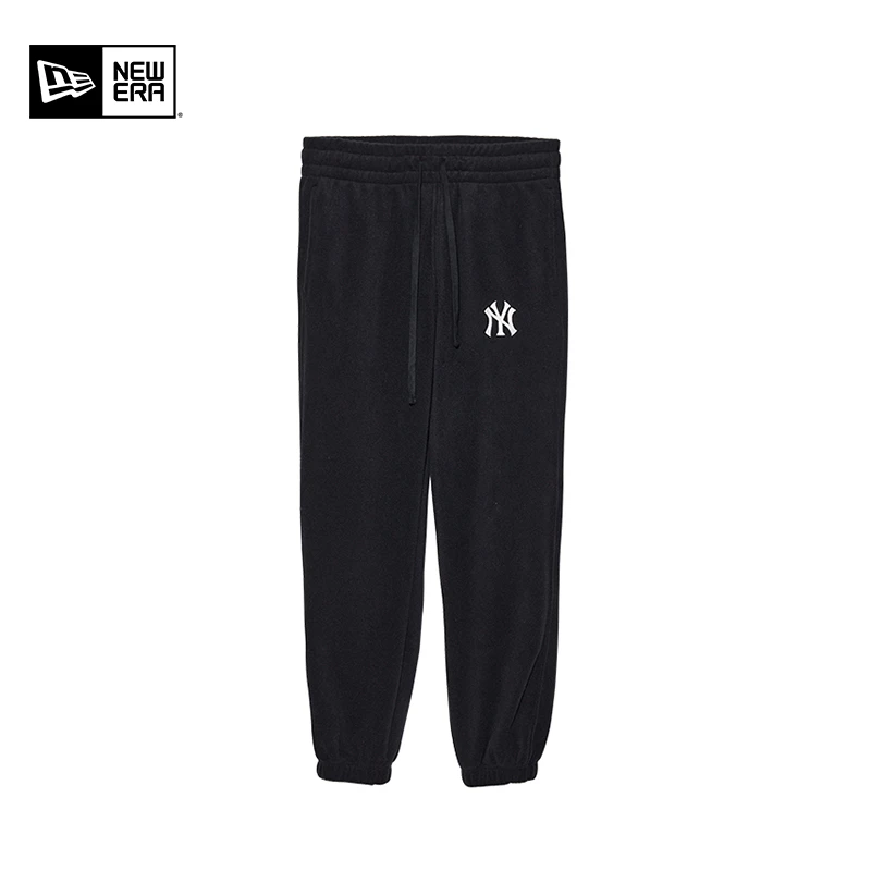 New Era新款冬季时尚保暖运动裤MLB系列超细摇粒绒男女抓绒束脚裤
