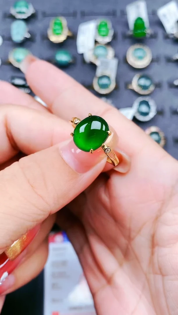 【闪购商品】翡翠戒指银S925镶嵌1111111111