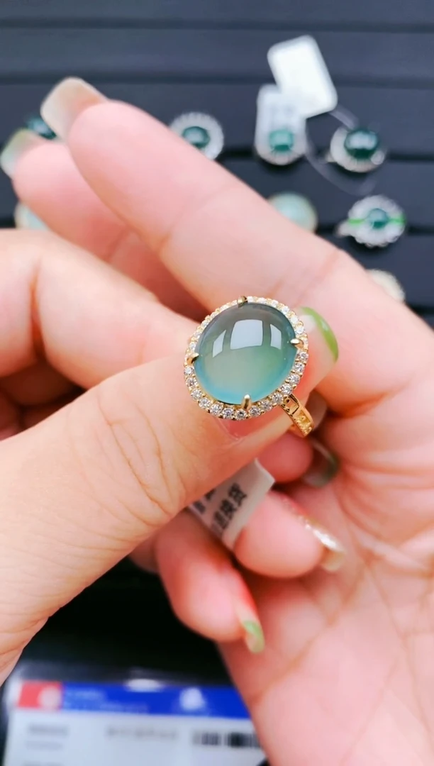 【闪购商品】翡翠戒指银S925镶嵌0000000000