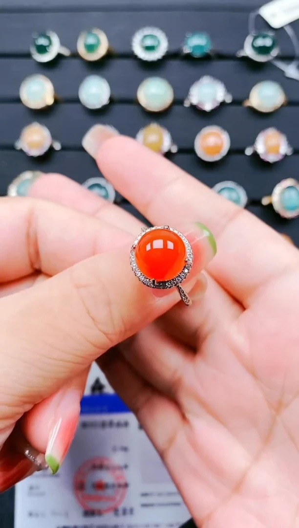 【闪购商品】翡翠戒指银S925镶嵌0000000000000