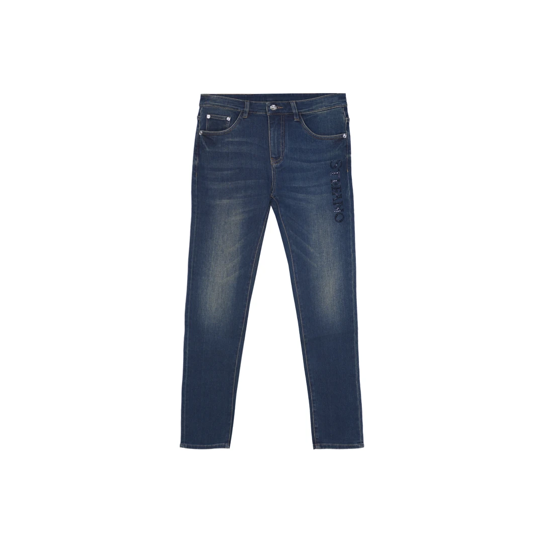 STEFANO VLONE秋季新款男装直筒休闲牛仔裤8239444540