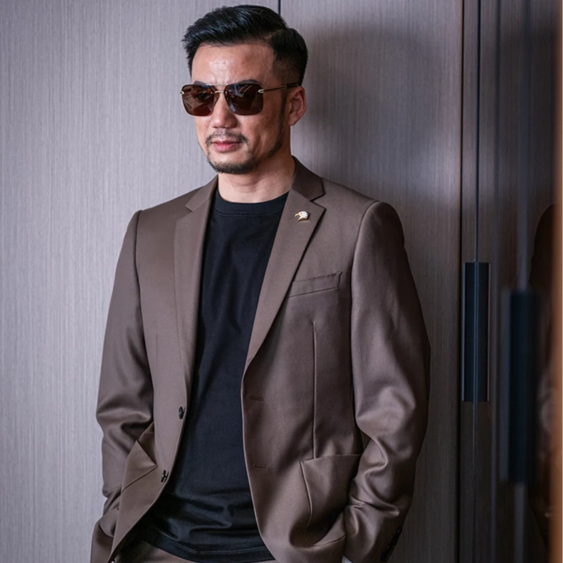 STEFANO VLONE史蒂芬正品男装 香槟金西装上衣 8137380092