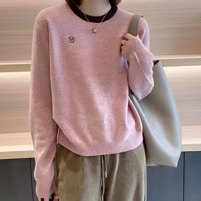 上衣毛衣时尚网红宽松秋冬毛衫百搭减龄长袖减龄200-300