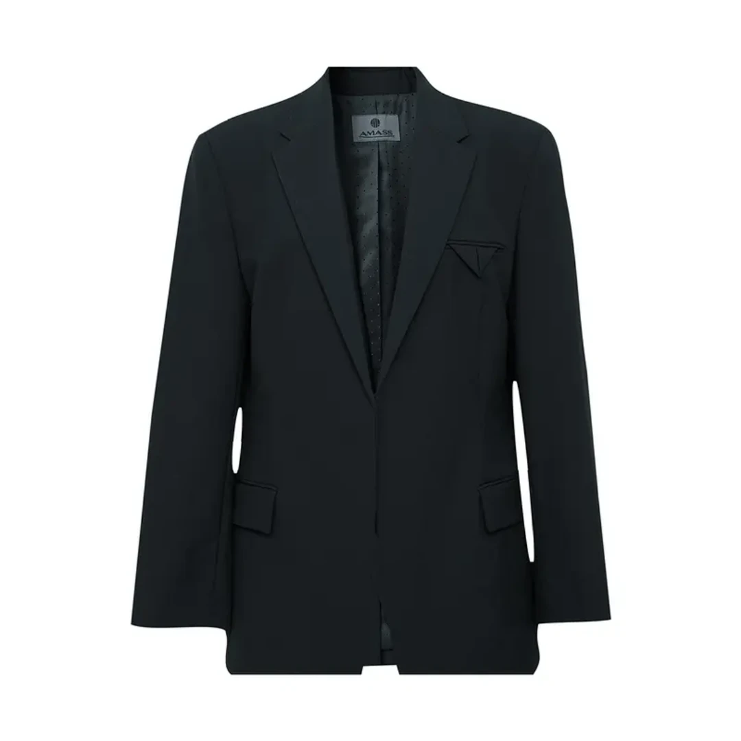 AMASS/阿玛施通勤小众宽松长袖西装外套5400604