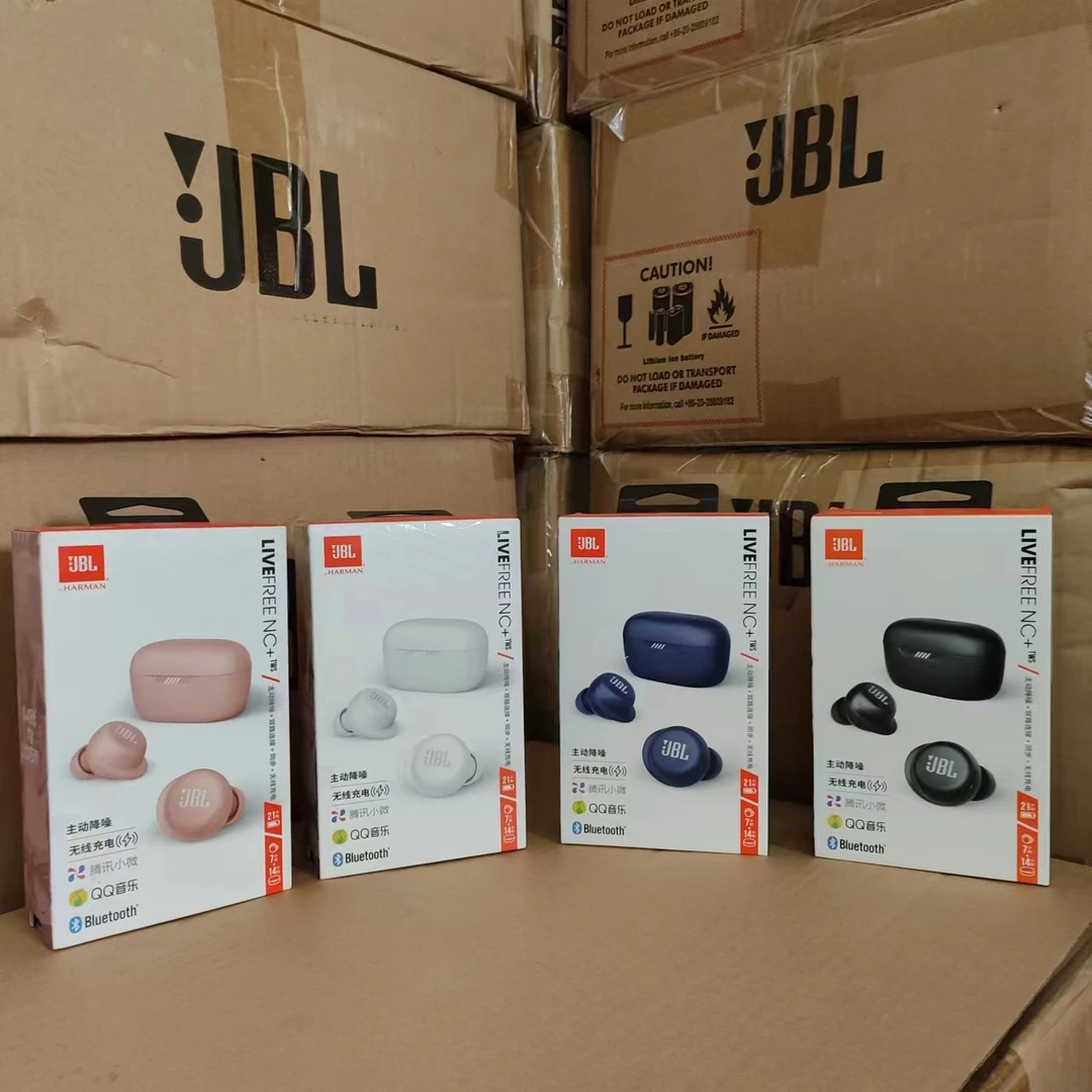 未使用 JBL LIVEFREE NC原装真无线降噪运动入耳式蓝牙耳机防水