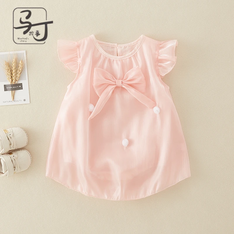 洋气婴儿衣服夏装连衣裙女宝宝洋气包屁裙满月百天公主裙洋气哈衣