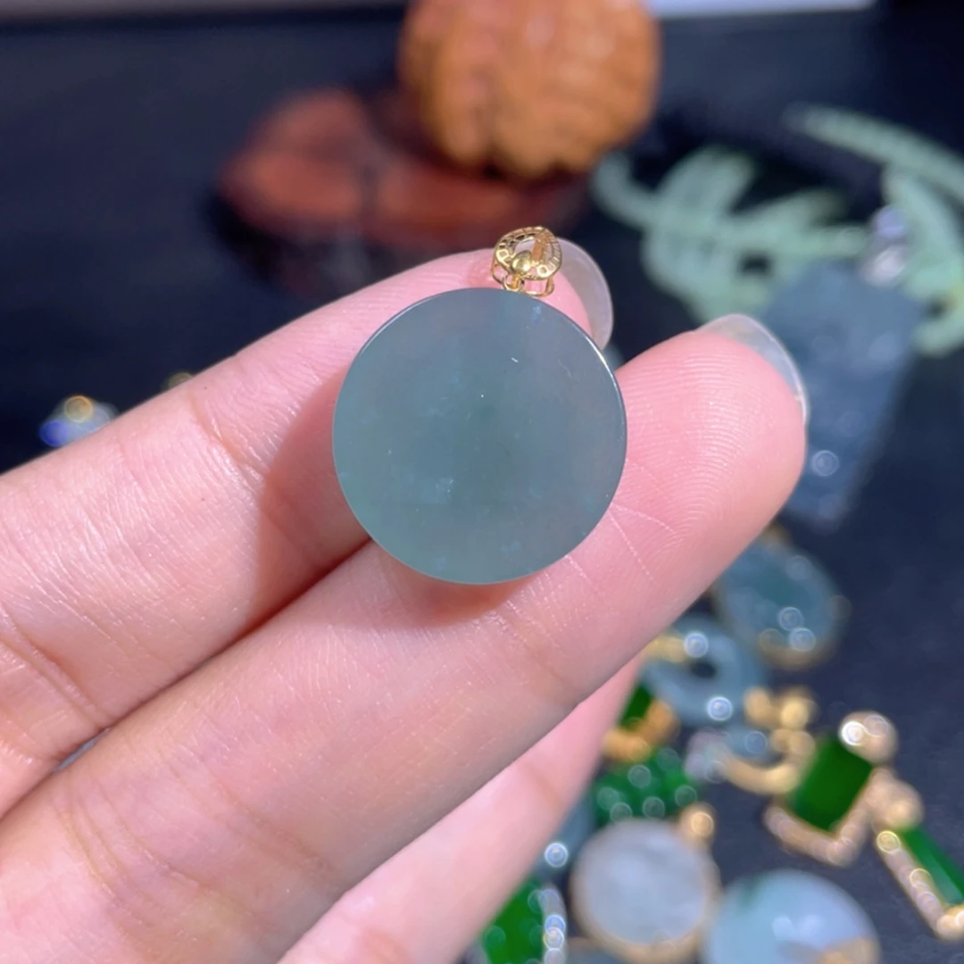 【闪购商品】翡翠翡翠18K金镶嵌