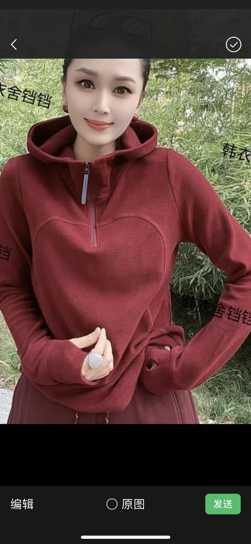 德绒连帽卫衣半拉链休闲百搭保暖套头卫衣