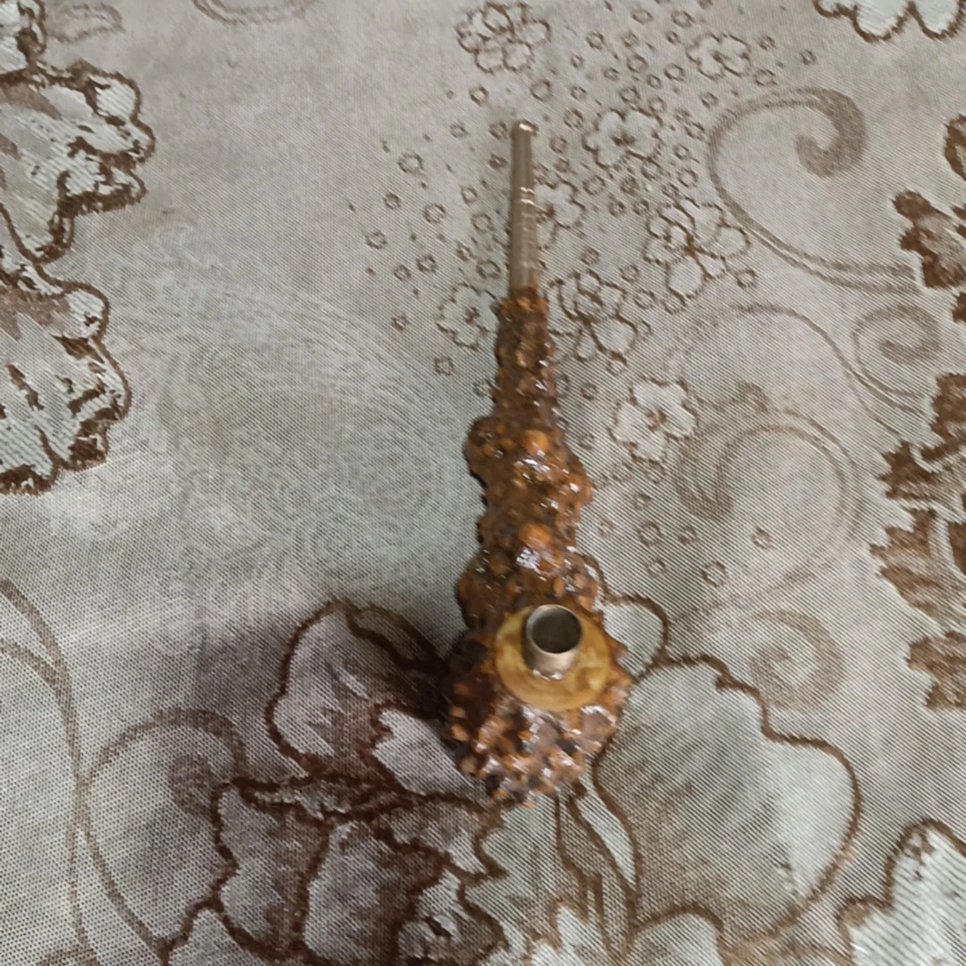 天然见血飞烟斗长20公分 纯铜嘴