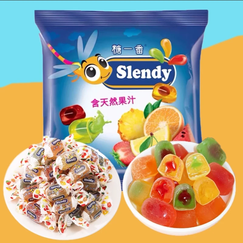 水果夹心软糖爆浆Q弹口感什锦喜糖