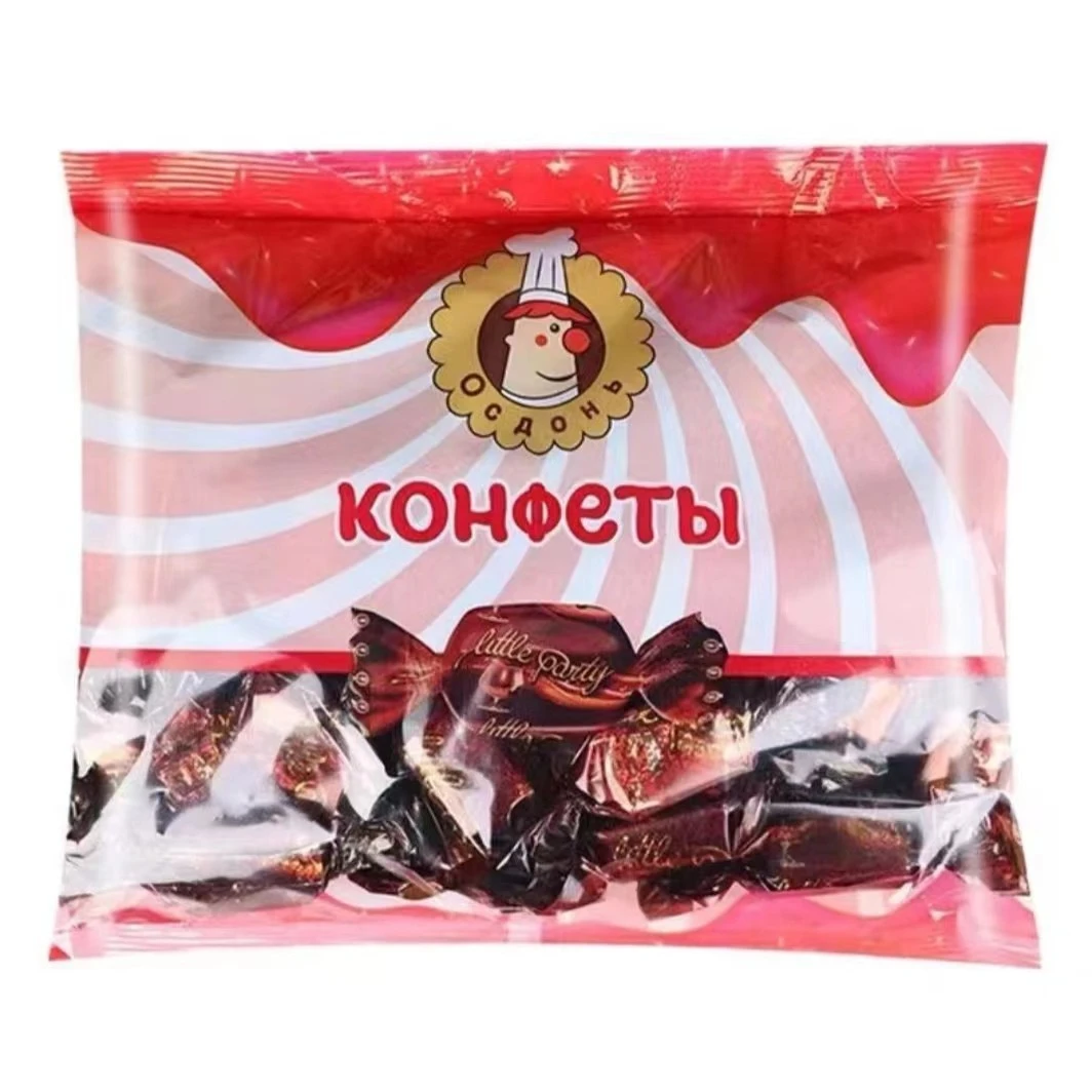 俄罗斯进口俄小淼威士忌酒味夹心糖酒心巧克力夹心500克/袋