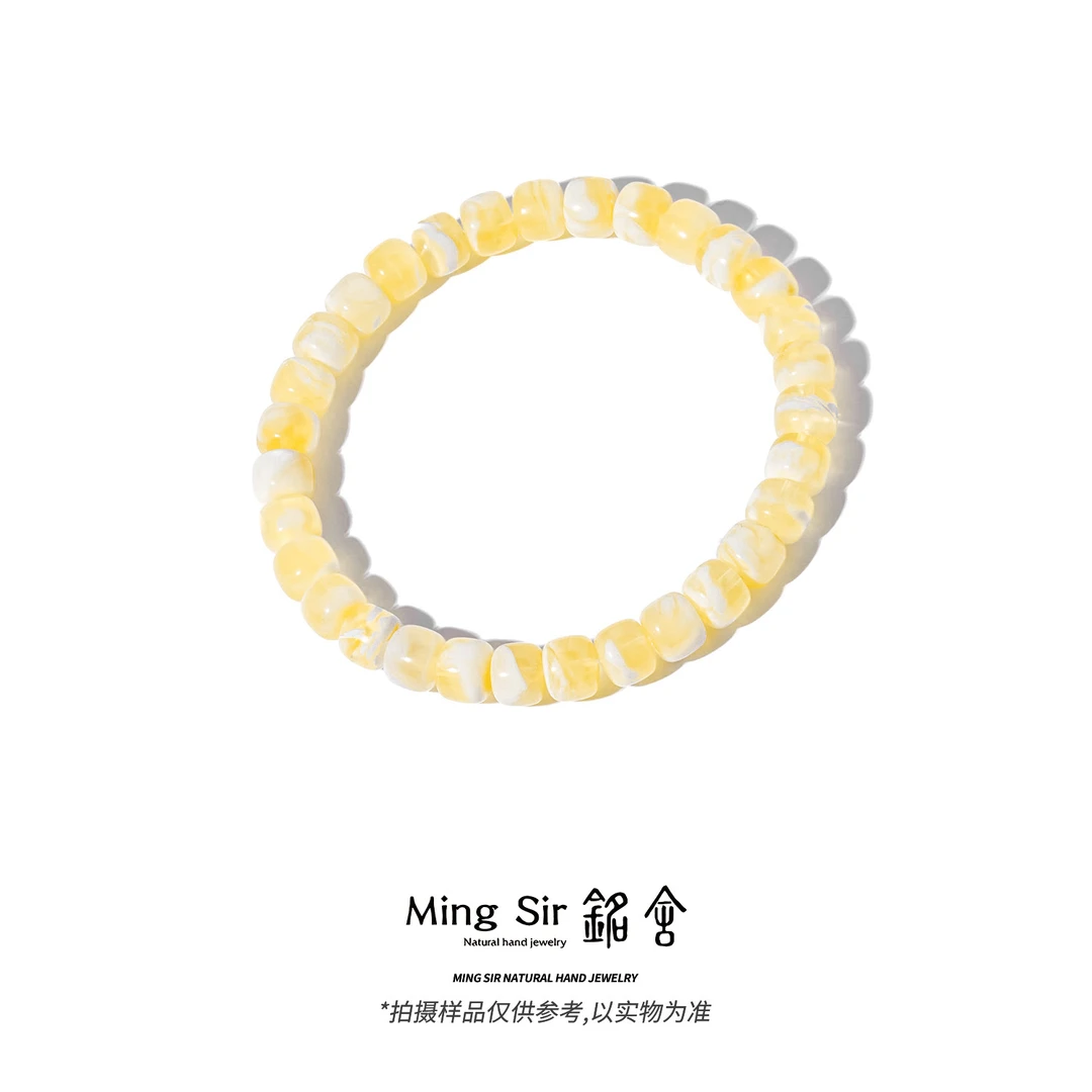 【铭舍 玄天·收藏级金花VS】天然蜜蜡老型精工单圈手串珠宝不挑瑕