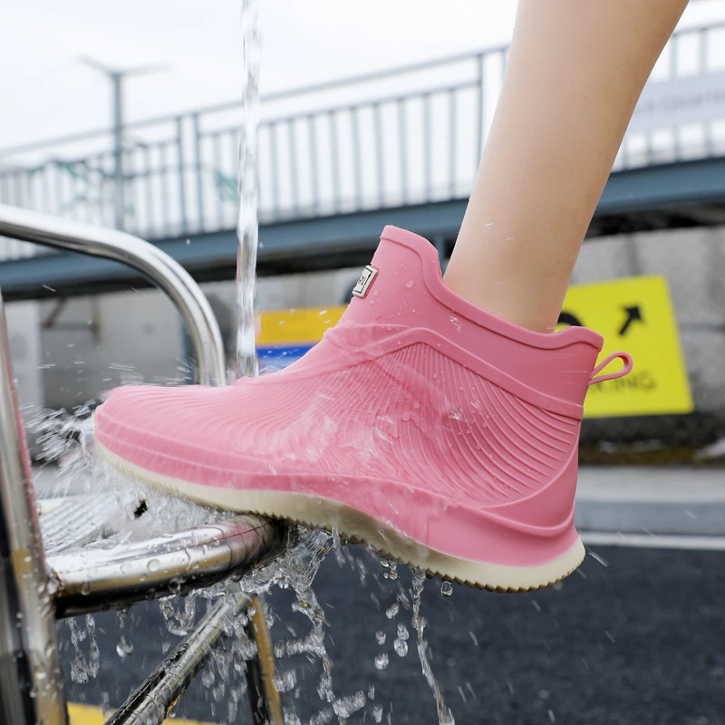 雨鞋女款2025爆款时尚水鞋加厚女士雨靴厚底防水鞋防滑耐磨鞋胶鞋