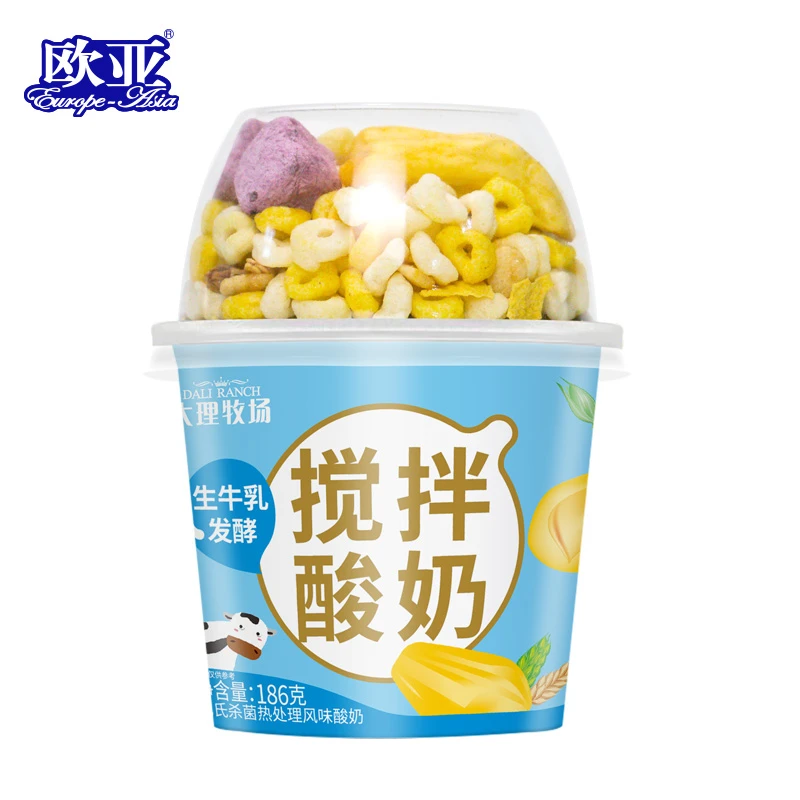 欧亚搅拌酸奶谷物酸奶杯186g*1早餐