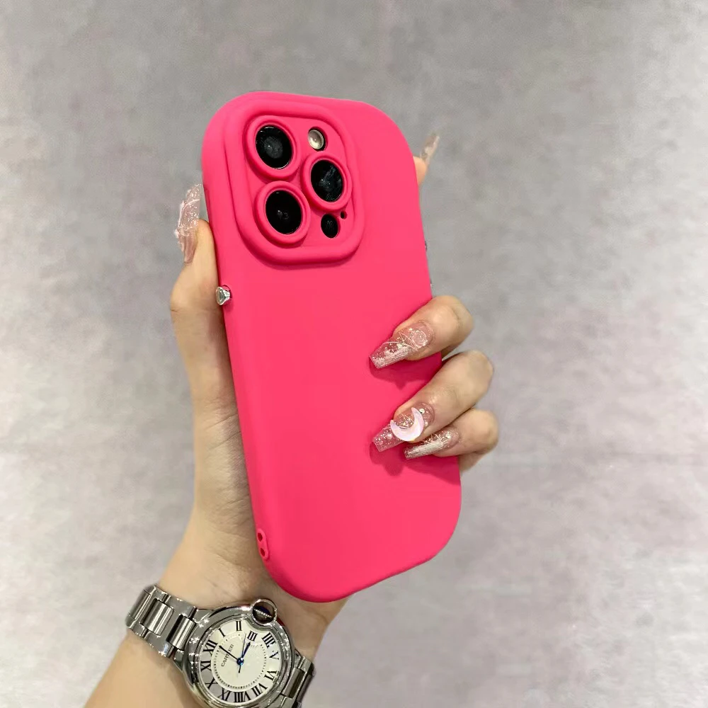 适用苹果15手机壳小众简约肤感iphone15promax纯色14pro男女款13