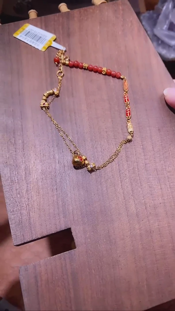 【闪购商品】南红玛瑙脚链未镶嵌DZ00166南红脚链