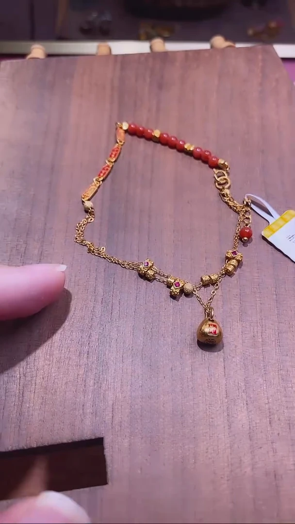 【闪购商品】南红玛瑙脚链未镶嵌DZ00104南红脚链