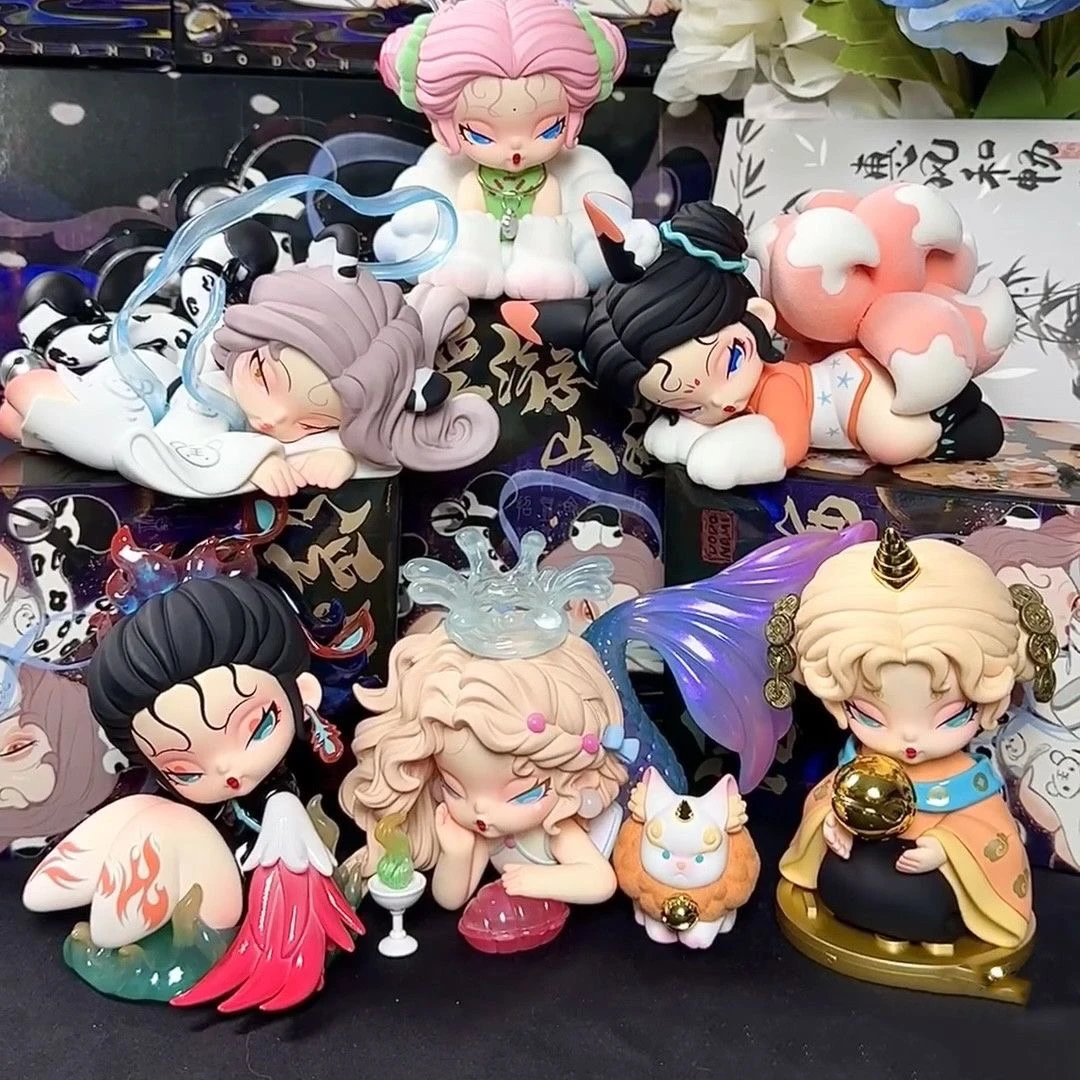 【拆盒】浮游山海系列潮玩盲盒手办正版产品