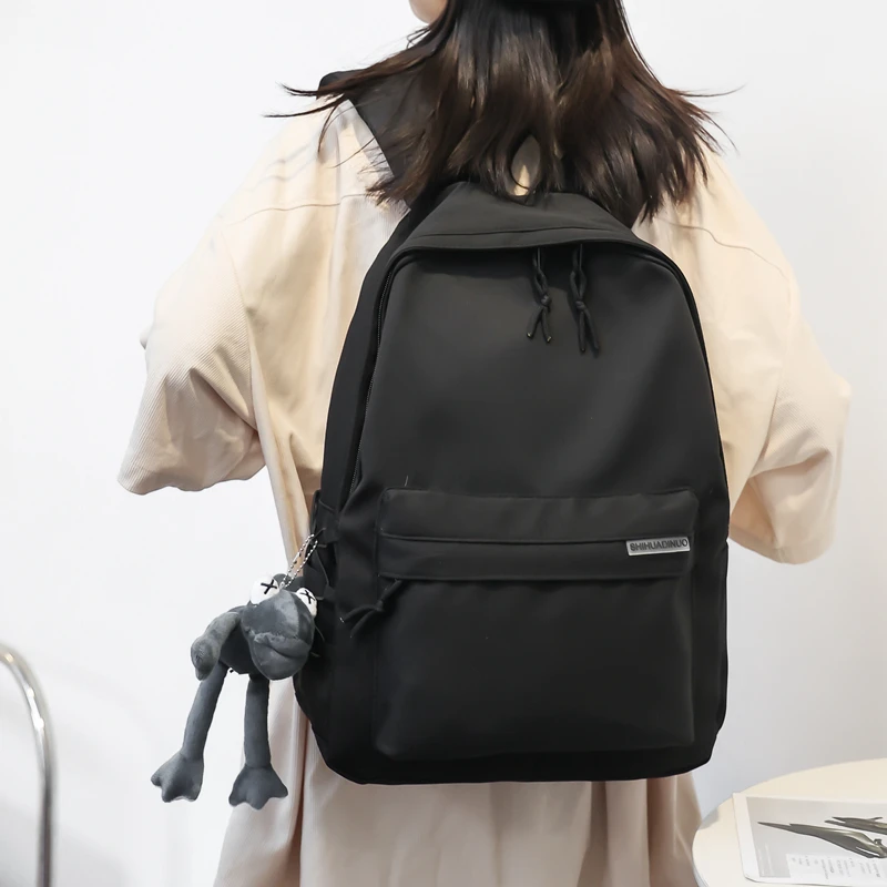 双肩包男士大容量百搭旅行包电脑背包登山包女初中商中大学生书包