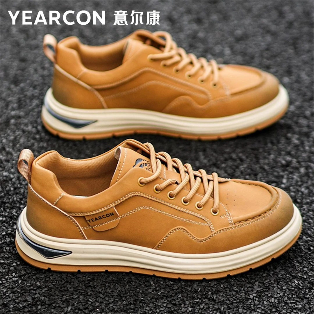 YEARCON/意尔康男士百搭透气夏季潮鞋防滑冬季秋季休闲板鞋4615