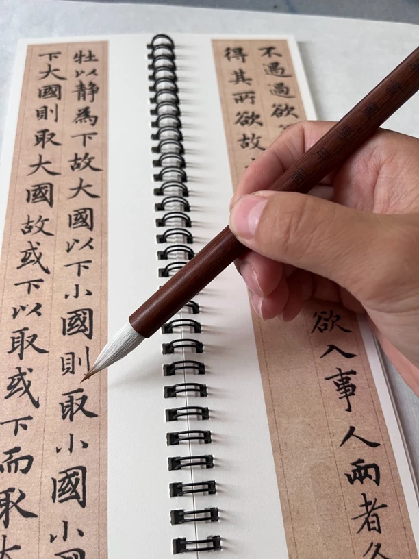 狼羊兼毫笔出锋3.0cm红檀木笔杆聚锋不开叉