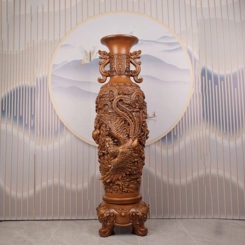 龙凤呈祥大花瓶摆件