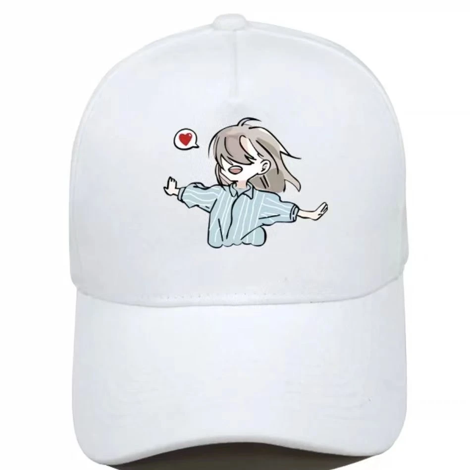 【坦克】1#2#3#潮流大头鸭舌帽白色百搭显脸小透气棒球帽户外F275