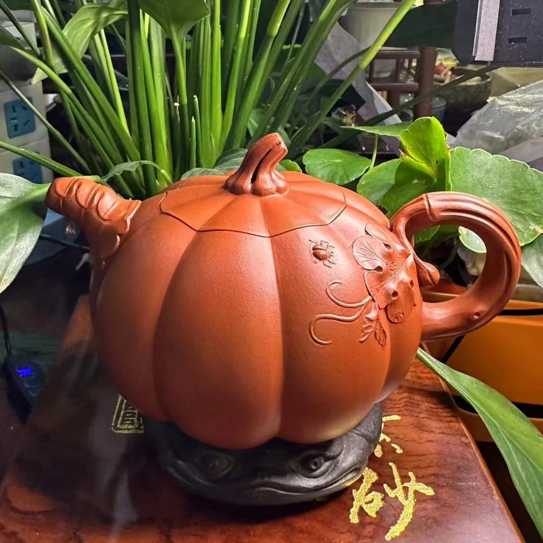 南瓜壶      茶具紫砂壶茶壶手工手制精美手制清水泥大容量茶壶