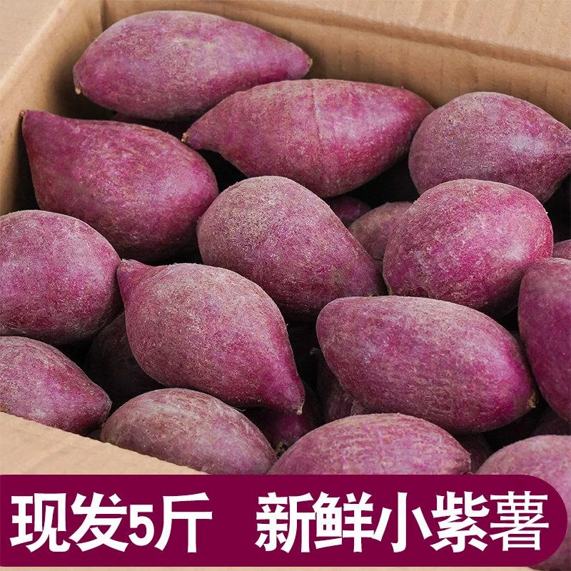 【低价优惠】新鲜紫薯紫罗兰1-9斤紫薯番薯地瓜山芋紫蜜薯蔬菜水果