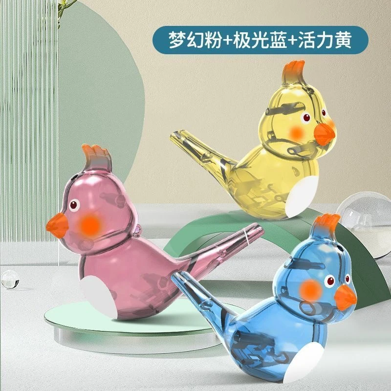 水鸟口哨儿童口肌发音训练可注水加水会学鸟叫婴幼儿科学玩具
