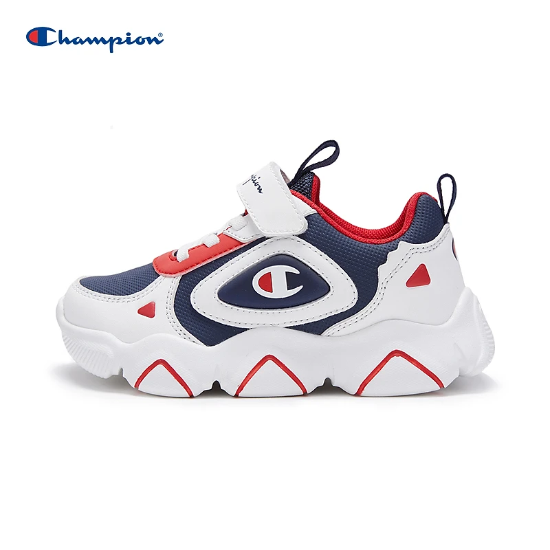 Champion冠军童鞋秋季时尚潮牌日常百搭魔术贴休闲运动潮流百搭