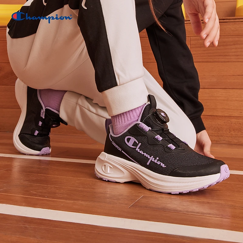 Champion冠军童鞋2024秋季户外运动休闲百搭网面透气舒适运动跑鞋