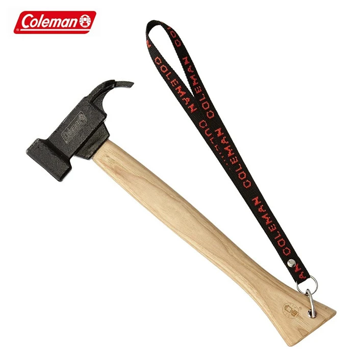 NT南田户外Coleman地钉锤搭建天幕帐篷实木把手露营起钉器瑕疵