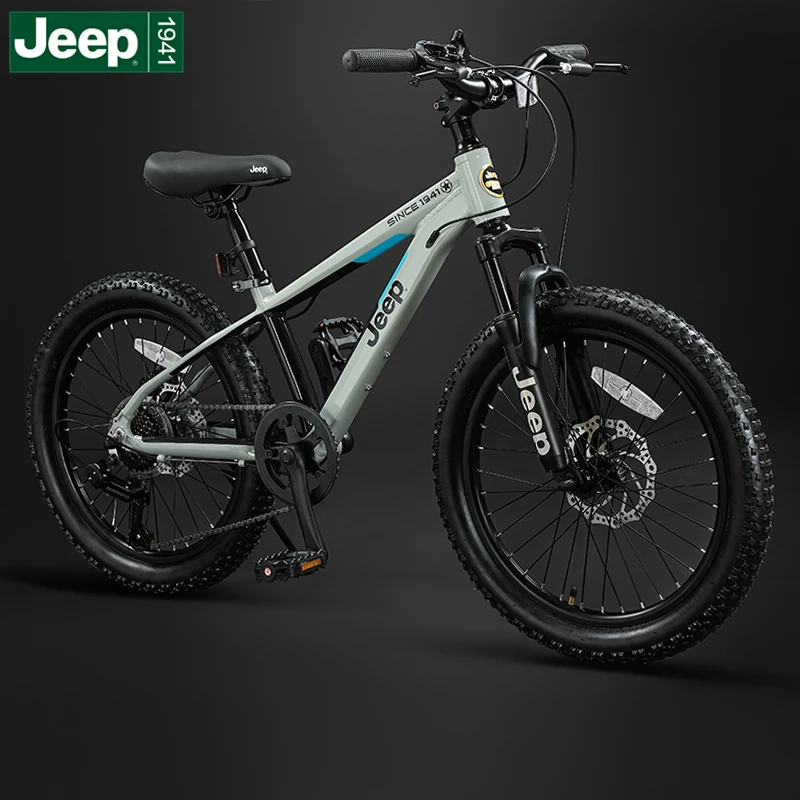 JEEP/吉普山地自行车新款铝合金星航童车男女舒适骑行碟刹减震