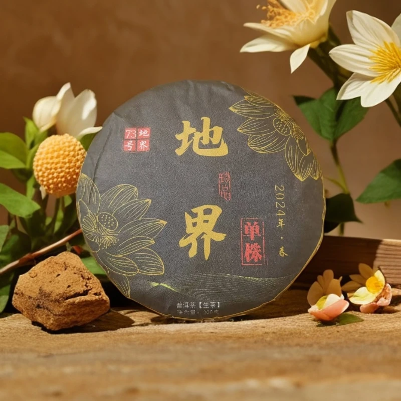 冰岛地界73号：2024年珍品单株头春饼茶200克