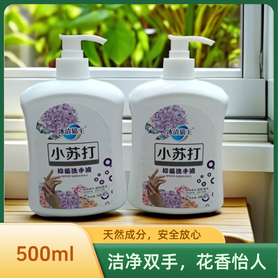 小苏打洗手液大人儿童可用家庭装温和清洁持久亲肤抑菌清洗家用