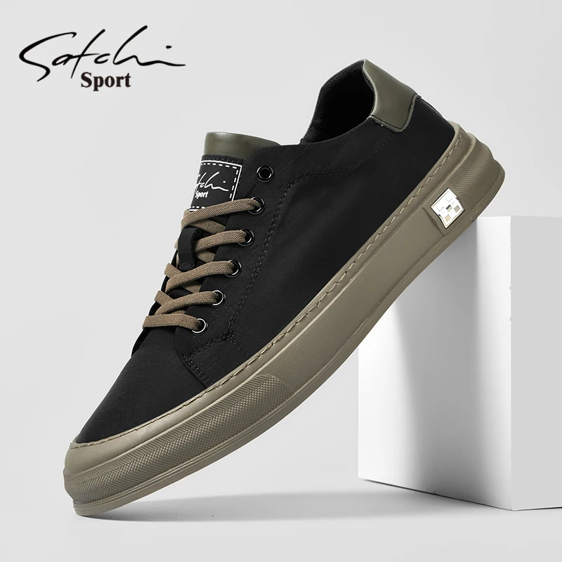 沙驰正品男鞋秋冬2024新潮流男士加绒运动鞋子男款低帮休闲板鞋8