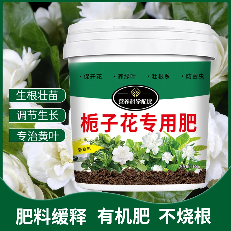 500g栀子花专用肥料复合肥室内花卉绿植盆栽微生物有机肥颗粒缓释