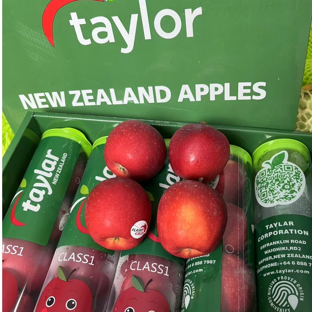 【顺丰包邮】新西兰泰勒火箭筒红玫瑰苹果450g/筒新鲜高端进口水果