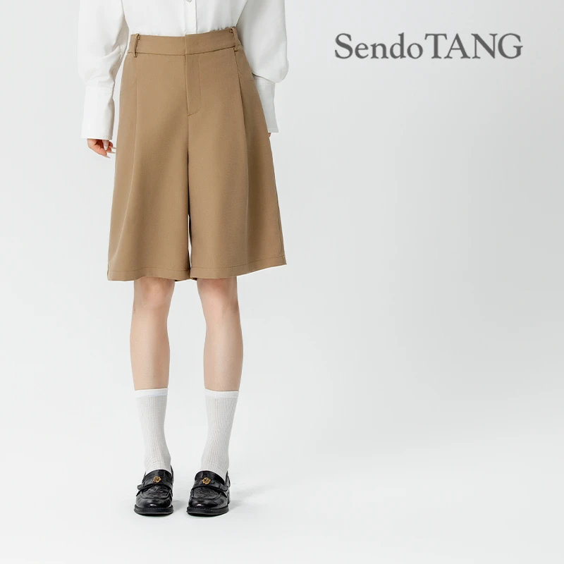 L【朝辞】胖多家女装气质设计感时尚宽松显瘦短裤