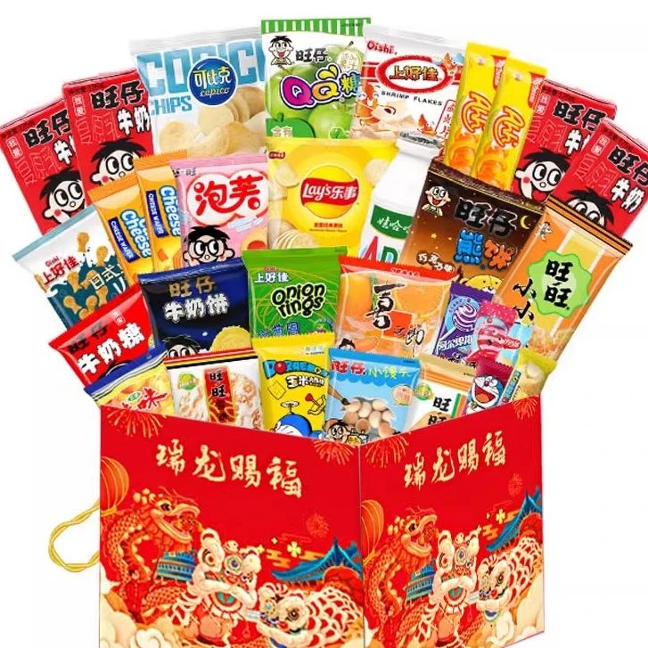 旺旺雪饼仙贝饼干小吃零食旺仔大礼包成人儿童休闲食品散装组合装