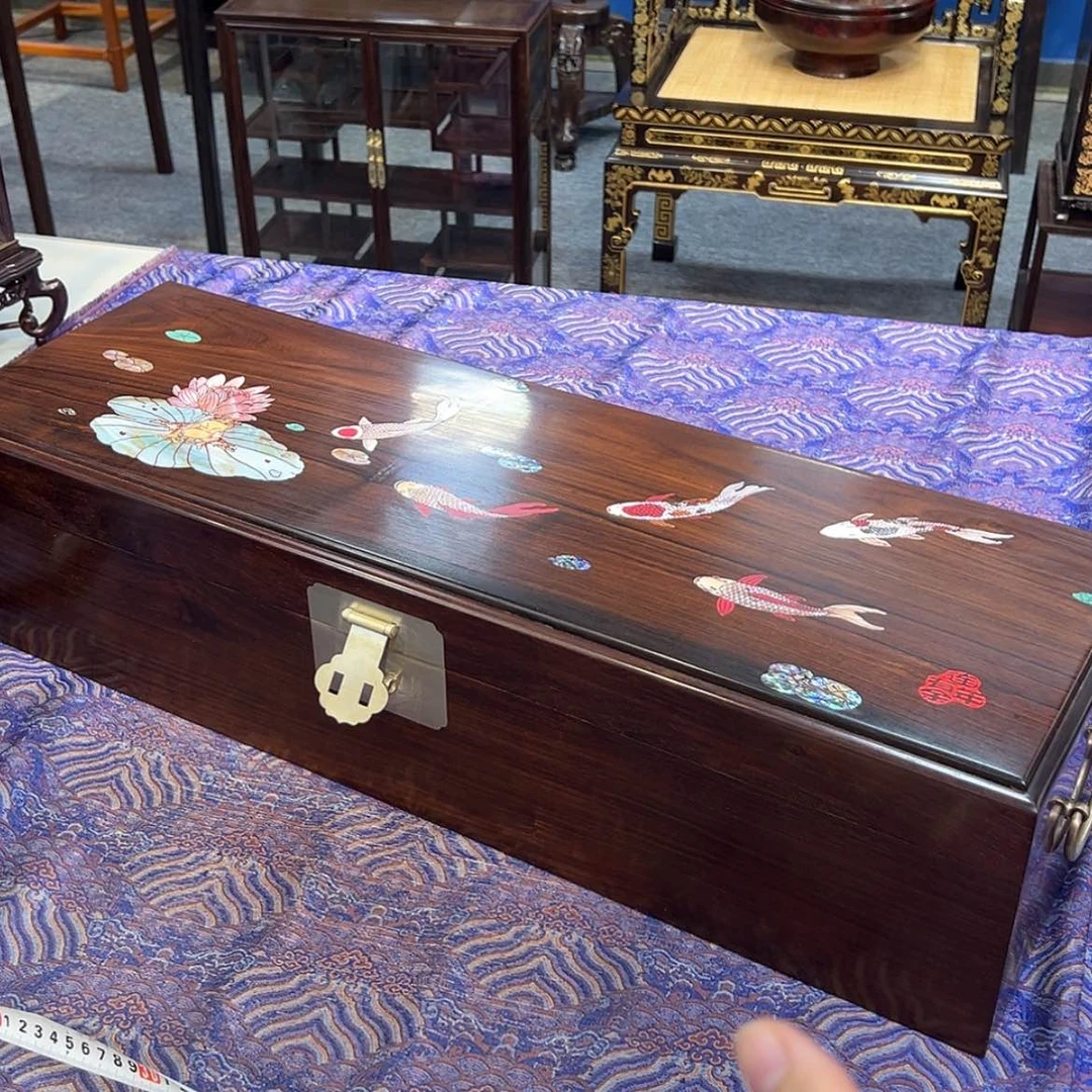 【闪购商品】红酸枝木类成套家具珠宝盒