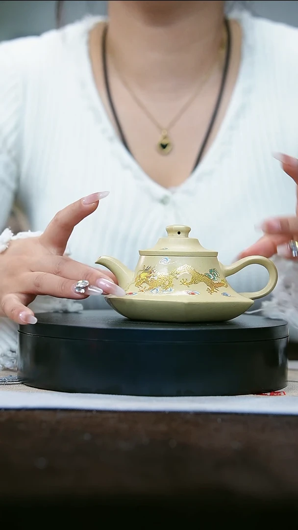 【闪购商品】紫砂茶壶12本山绿八方云炉壶