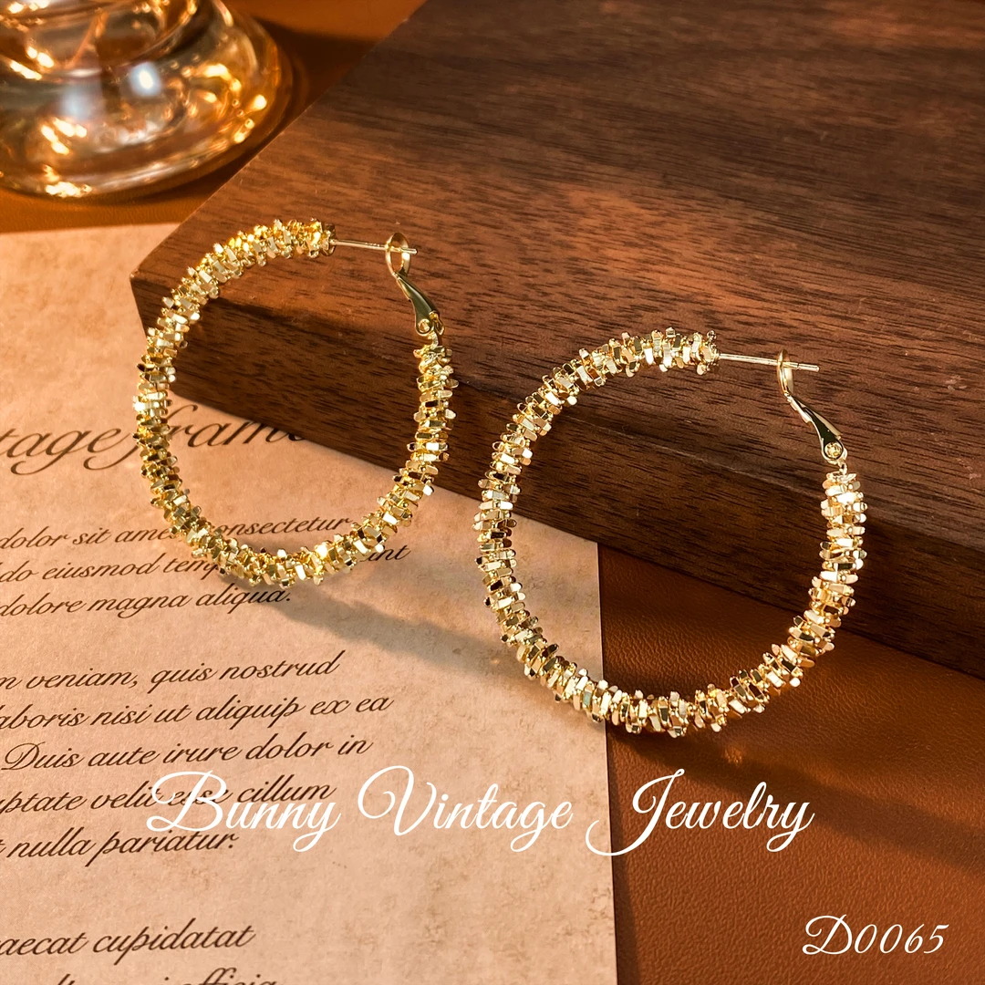 D0065 法订★ DV City The circle 限定 时尚圈圈耳环