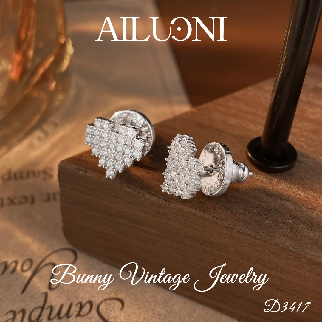 D3417  法★【心动闪耀】秋冬AILUONI 爱洛妮 限定 耳钉