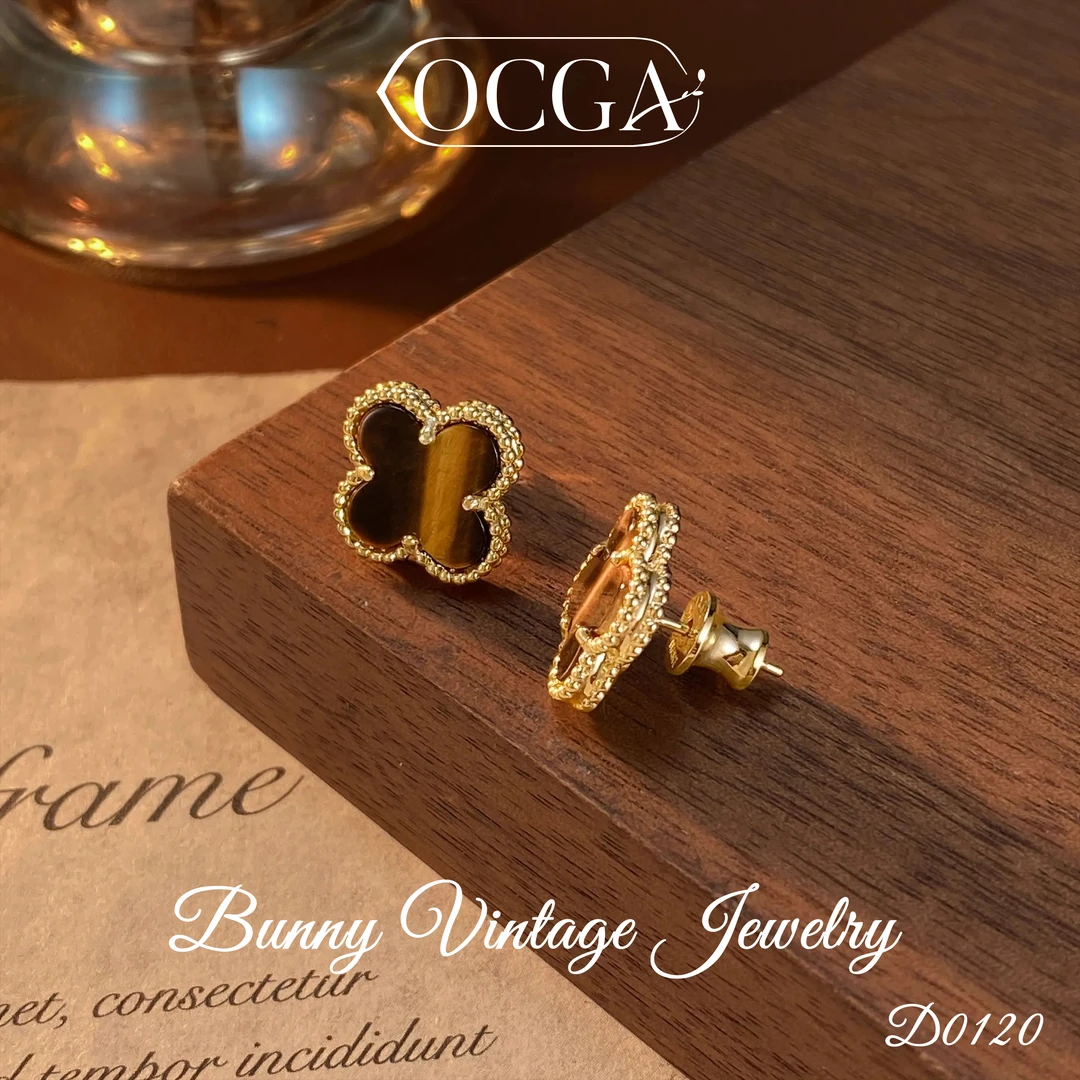 D0120 法★【幸运美拉德】秋冬OCGA 欧斯伽斯 耳钉