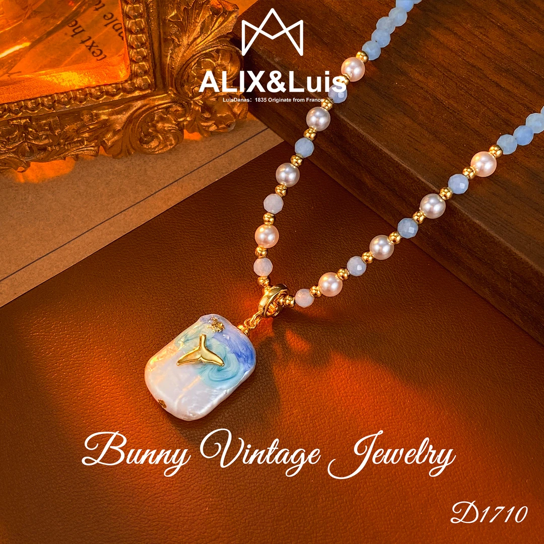 D1710  法★【鲸鱼海岸】2024限定ALIX Luis Danas 项链